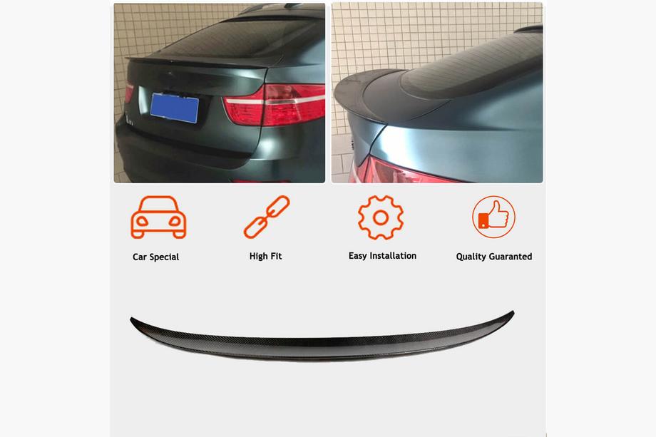BMW X6 E71 2008–2014 Spoiler V1 (Carbon) Zdjęcia 7