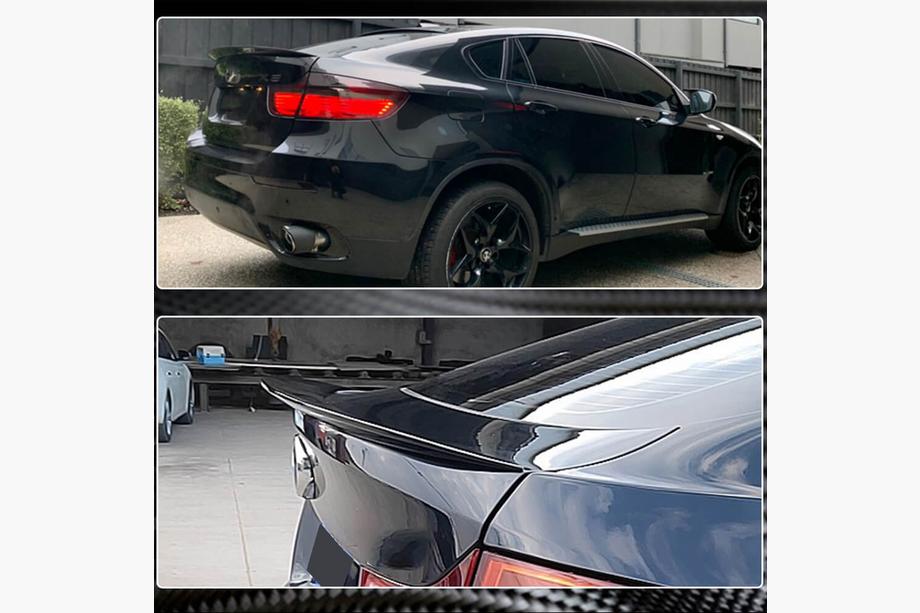 BMW X6 E71 2008–2014 Spoiler V1 (Carbon) Zdjęcia 9
