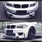 BMW 1 Series E81/E82/E87/E88 2004-2011 Nakładka na przedni zderzak Lip V2 do 1M E82 Carbon zdjęcia 4