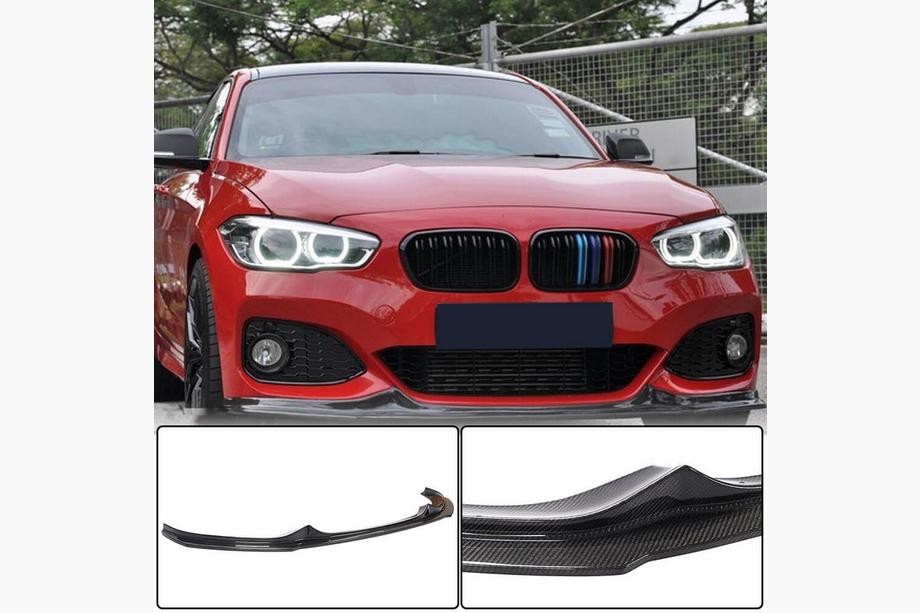 BMW 1 Series F20/F21 2011-2019 Nakładka Zderzaka Przedniego Lip V3 do M-Sport 2015-2019, Carbon Zdjęcia 1