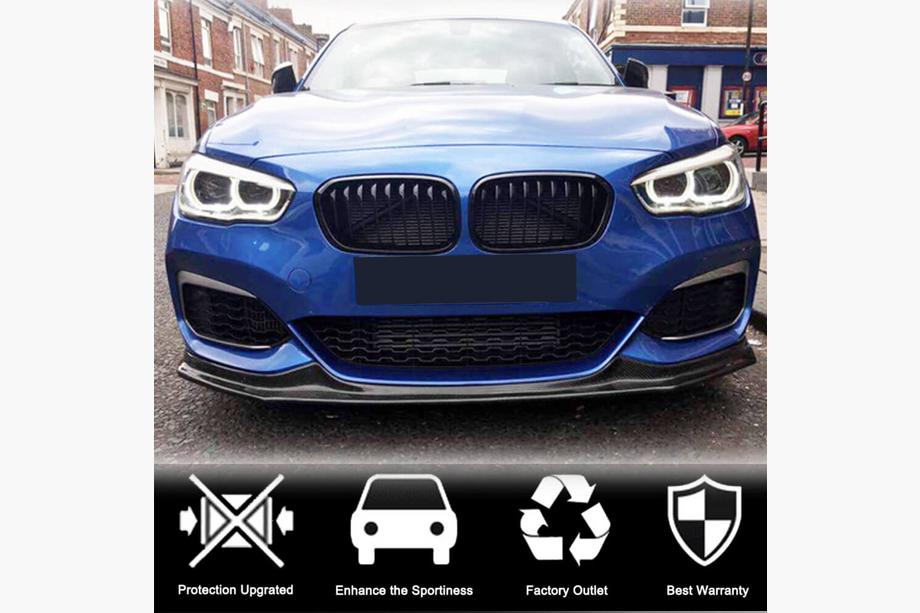 BMW 1 Series F20/F21 2011-2019 Nakładka Zderzaka Przedniego Lip V3 do M-Sport 2015-2019, Carbon Zdjęcia 3