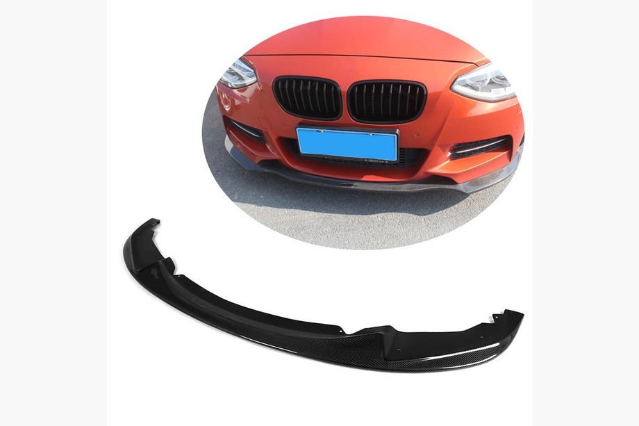 BMW 1 Series F20/F21 2011-2019 Nakładka na przedni zderzak Lip (do M-Sport 2011-2015, Carbon) Image