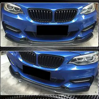 Nakładka na Zderzak Przedni V1 do F22/F23 M-Sport, Carbon zdjęcia 3