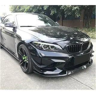 Nakładka na przedni zderzak Lip V5 (do F87 M2, Carbon) zdjęcia 2