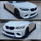 BMW 2 Series F22/F23 2014-2021 Nakładka na przedni zderzak Lip V4 do F87 M2 Competition, Carbon zdjęcia 4