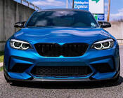 BMW 2 Series F22/F23 2014-2021 Nakładka na przedni zderzak Lip V2 do F87 M2 Competition, Carbon zdjęcia 5