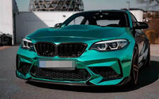 BMW 2 Series F22/F23 2014-2021 Nakładka na przedni zderzak Lip V2 do F87 M2 Competition, Carbon zdjęcia 7
