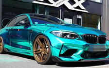 BMW 2 Series F22/F23 2014-2021 Nakładka na przedni zderzak Lip V2 do F87 M2 Competition, Carbon zdjęcia 8