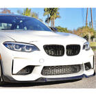 BMW 2 Series F22/F23 2014-2021 Nakładka na przedni zderzak Lip V9 do F87, Carbon zdjęcia 4