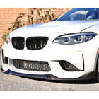 BMW 2 Series F22/F23 2014-2021 Nakładka na przedni zderzak Lip V9 do F87, Carbon zdjęcia 6