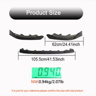 Nakładka na przedni zderzak Lip (do M-Sport, Carbon) BMW 2 Series G42 2021- zdjęcia 4
