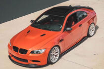 BMW 3 Series E92/E93 2006–2013 Nakładka na przedni zderzak Lip Hamman-Style V1 do M3, Carbon zdjęcia 3