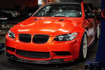 BMW 3 Series E92/E93 2006–2013 Nakładka na przedni zderzak Lip Hamman-Style V1 do M3, Carbon zdjęcia 5