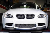 BMW 3 Series E92/E93 2006–2013 Nakładka na przedni zderzak Lip AK-Style do M3, Carbon zdjęcia 4