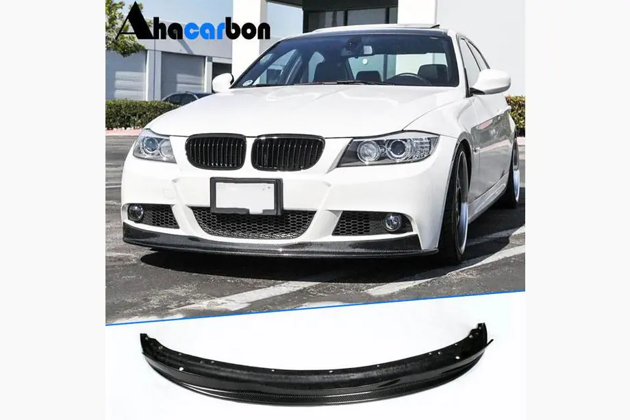 BMW 3 Series E90/E91 2005-2011 Nakładka na przedni zderzak Lip (do E90 M-Sport 2008-2011, Carbon) Image