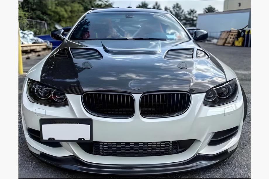 BMW 3 Series E92/E93 2006–2013 Nakładka na Przedni Zderzak Lip RK-Style (do 2010-2012 M-Sport, Carbon) Zdjęcia 2