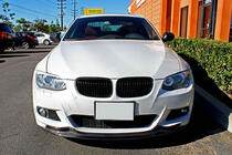 BMW 3 Series E90/E91 2005-2011 Nakładka na Zderzak Przedni FRP V2 (2010-2012 M-Sport) zdjęcia 2