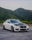 BMW 3 Series F30/F31 2012-2019 Nakładka Zderzaka Przedniego Lip V-Style do F30 M-Sport, Carbon zdjęcia 5