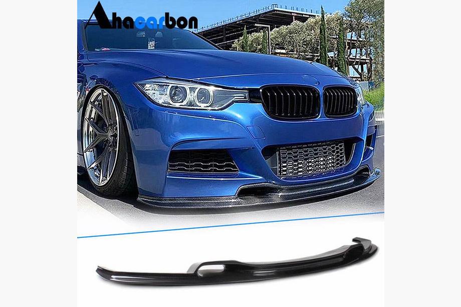 BMW 3 Series F30/F31 2012-2019 Nakładka na przedni zderzak FRP V3 (M-Performance) Zdjęcia 2