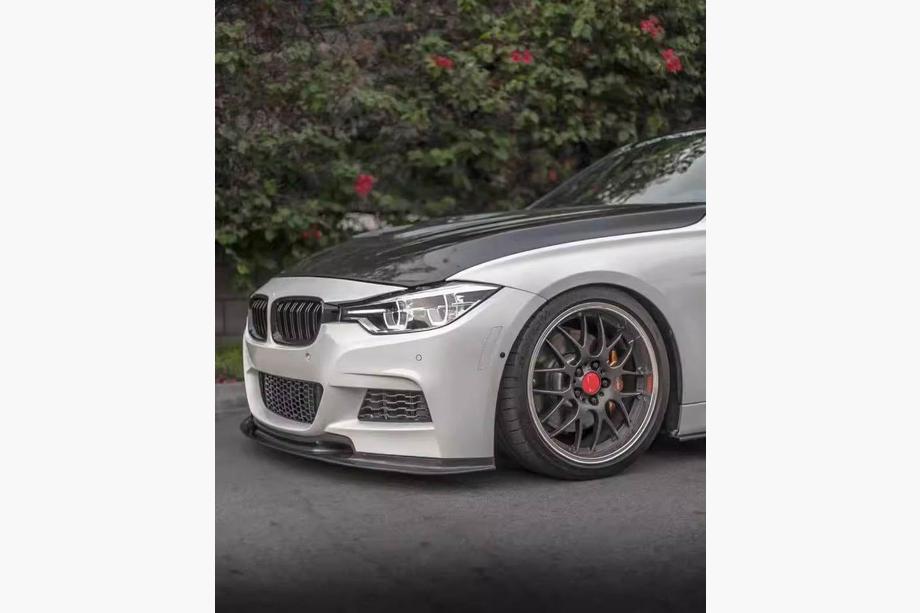 BMW 3 Series F30/F31 2012-2019 Nakładka na przedni zderzak FRP V3 (M-Performance) Zdjęcia 3