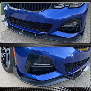 Nakładka na Zderzak Przedni Lip PD-Style (do M-Sport 2018-2022, Carbon) BMW 3 Series G20/G21 2018- zdjęcia 3
