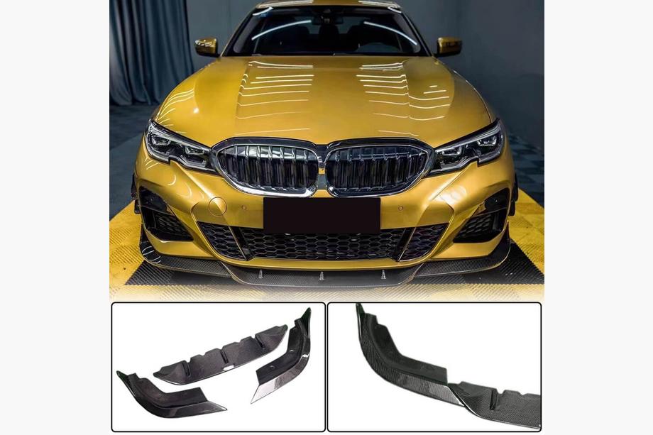 BMW 3 Series G20/G21 2018- Nakładka na Zderzak Przedni Lip PD-Style (do M-Sport 2018-2022, Carbon) Image