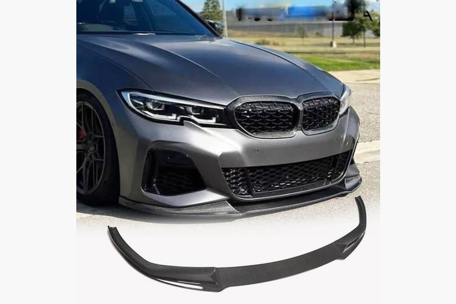 BMW 3 Series G20/G21 2018- Nakładka na przedni zderzak Lip V5 (do M-Sport 2018-2022, Carbon) Image