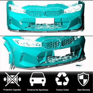 Nakładka na przedni zderzak Lip V1 do M-Sport 2022+ Carbon BMW 3 Series G20/G21 2018- zdjęcia 2
