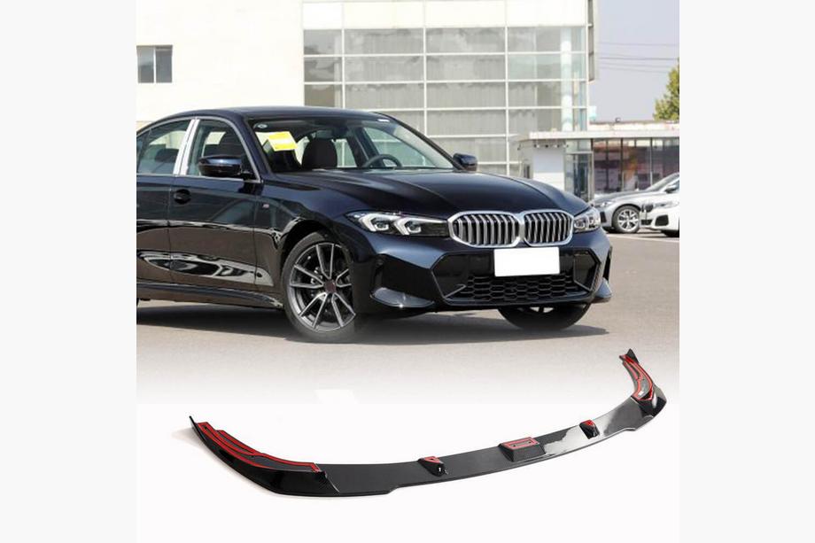 BMW 3 Series G20/G21 2018- Nakładka na przedni zderzak Lip V1 do M-Sport 2022+ Carbon Image