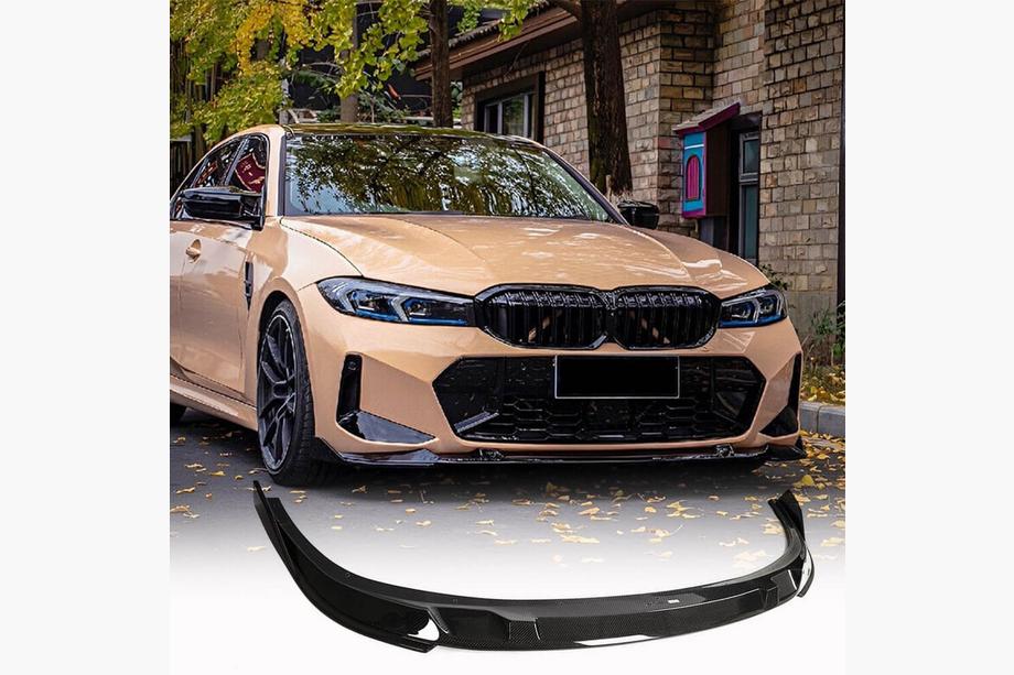 BMW 3 Series G20/G21 2018- Nakładka Zderzaka Przedniego Lip V2 do M-Sport 2022+ Carbon Image