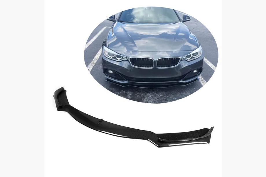 BMW 4 Series F32/F33/F36 2012-2020 Nakładka na przedni zderzak Lip (do Base 2013-2016, Carbon) Image