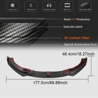 Nakładka na przedni zderzak Lip V2 do M-Sport, Carbon BMW 4 Series F32/F33/F36 2012-2020 zdjęcia 4