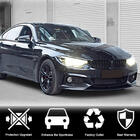 BMW 4 Series F32/F33/F36 2012-2020 Nakładka na przedni zderzak Lip V3 do M-Sport, Carbon zdjęcia 2