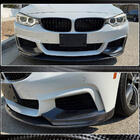 BMW 4 Series F32/F33/F36 2012-2020 Nakładka na przedni zderzak Lip V3 do M-Sport, Carbon zdjęcia 3