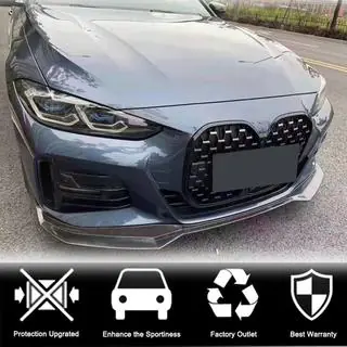 Nakładka na przedni zderzak Lip V1 do G22/G23 M-Sport, Carbon zdjęcia 2