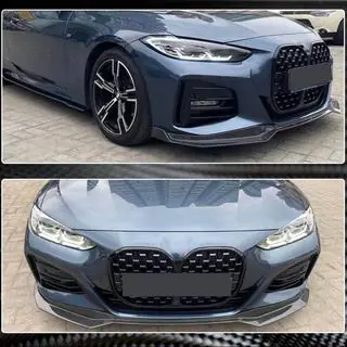 Nakładka na przedni zderzak Lip V1 do G22/G23 M-Sport, Carbon zdjęcia 3