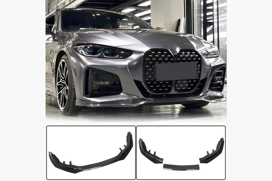 BMW 4 Series G22/23/26 2020- Nakładka na przedni zderzak Lip V1 do G22/G23 M-Sport, Carbon Image