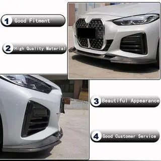 Nakładka na przedni zderzak Lip V2 do G26 M-Sport, Carbon zdjęcia 3