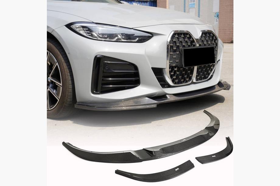 BMW 4 Series G22/23/26 2020- Nakładka na przedni zderzak Lip V2 do G26 M-Sport, Carbon Image