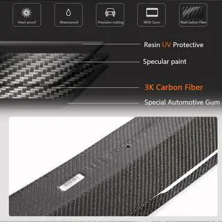 Nakładka na przedni zderzak Lip V1 do G26 M-Sport, Carbon zdjęcia 4