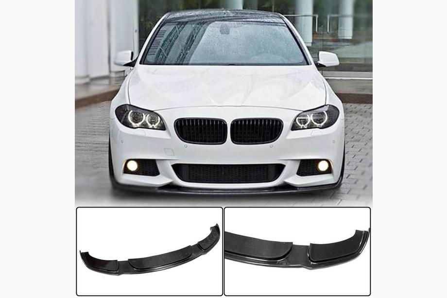 BMW 5 Series F10/F11 2010–2016 Nakładka na Przedni Zderzak Lip V2 do F10 M-Sport, Carbon Image