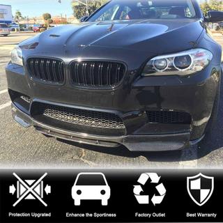 Nakładka na przedni zderzak Lip V1 do F10 M5, Carbon BMW 5 Series F10/F11 2010–2016 zdjęcia 2