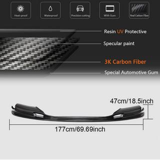 Nakładka na Zderzak Przedni Lip V2 (do F10 M5, Carbon) BMW 5 Series F10/F11 2010–2016 zdjęcia 4
