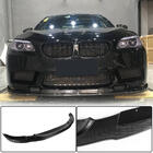 BMW 5 Series F10/F11 2010–2016 Nakładka na przedni zderzak Lip V3 do F10 M5, Carbon zdjęcia 1