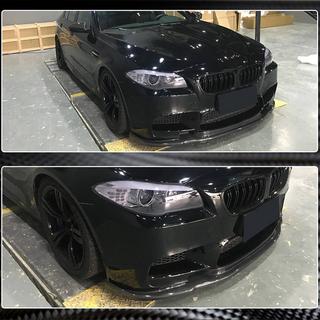 Nakładka na przedni zderzak Lip V3 do F10 M5, Carbon BMW 5 Series F10/F11 2010–2016 zdjęcia 4