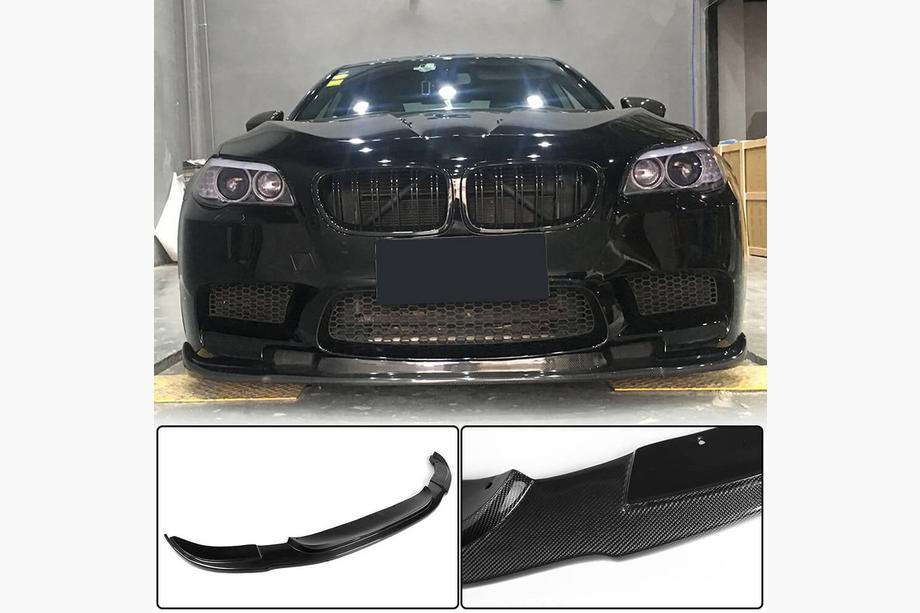 BMW 5 Series F10/F11 2010–2016 Nakładka na przedni zderzak Lip V3 do F10 M5, Carbon Image