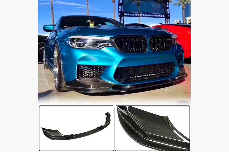 BMW Seria 5 G30/G31 2017–2023 Nakładka na przedni zderzak Lip V2 do M5 F90 2017-2020 Carbon Image