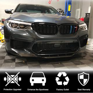 Nakładka na Zderzak Przedni Lip V4 do M5 F90 2017-2020 Carbon BMW Seria 5 G30/G31 2017–2023 zdjęcia 3