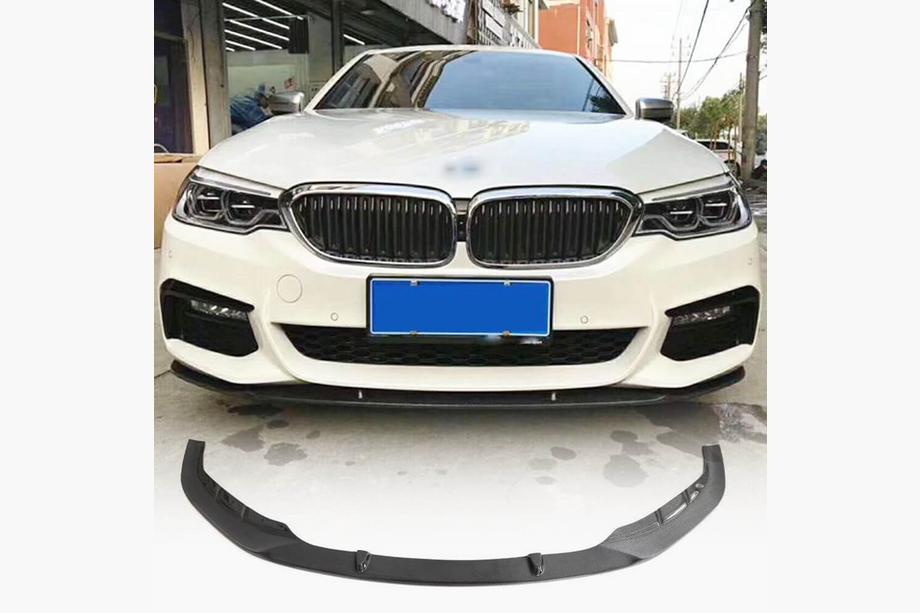 BMW Seria 5 G30/G31 2017–2023 Nakładka Zderzaka Przedniego Lip V3 do M-Sport 2017-2020 Carbon Image