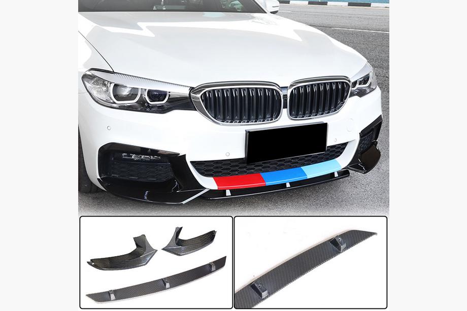 BMW Seria 5 G30/G31 2017–2023 Nakładka Zderzaka Przedniego Lip V5 do M-Sport 2017-2020 Carbon Image